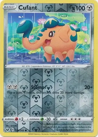 Sword & Shield Cufant #136/202 reverse holo